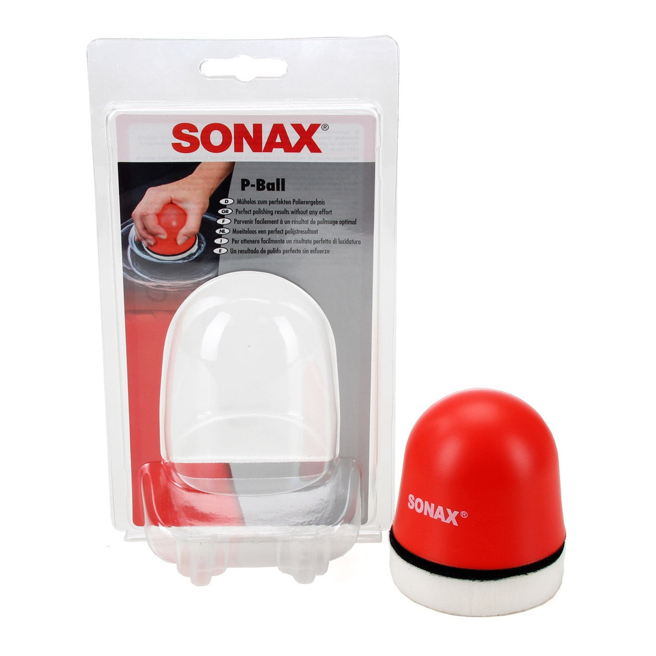 SONAX 417341 P-BALL Polierball Polierschwamm Polier Ball Politur Schwamm