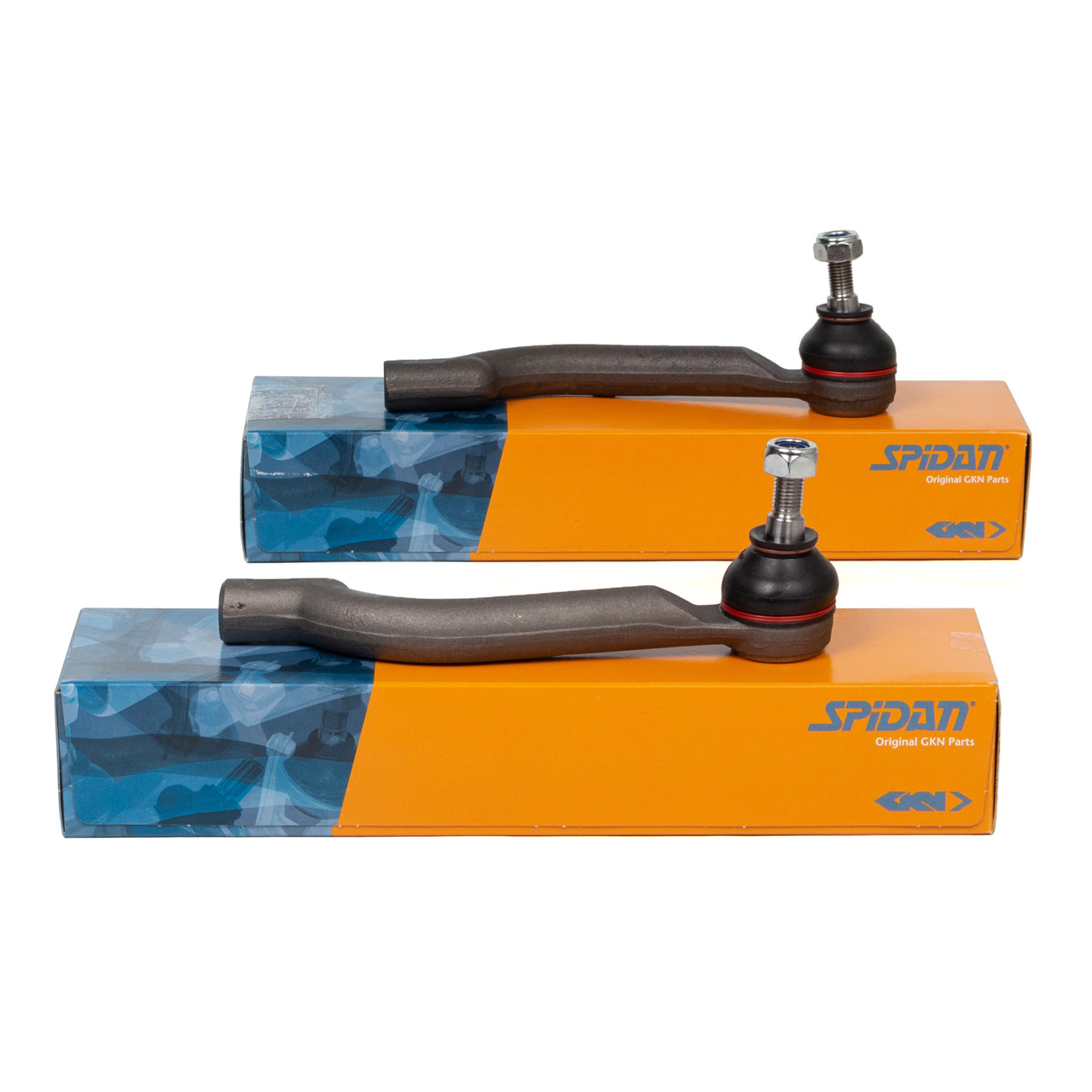2x SPIDAN Spurstangenkopf Gelenk für NISSAN Qashqai 1 J10 X-Trail T31 vorne