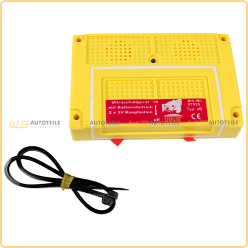 Stop Go Ultraschall Marder Abwehrgert 07533 Batteriebetrieb Marderschreck 4b