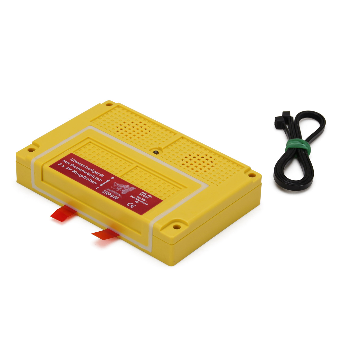 Stop Go Ultraschall Marder Abwehrgert 07533 Batteriebetrieb Marderschreck 4b