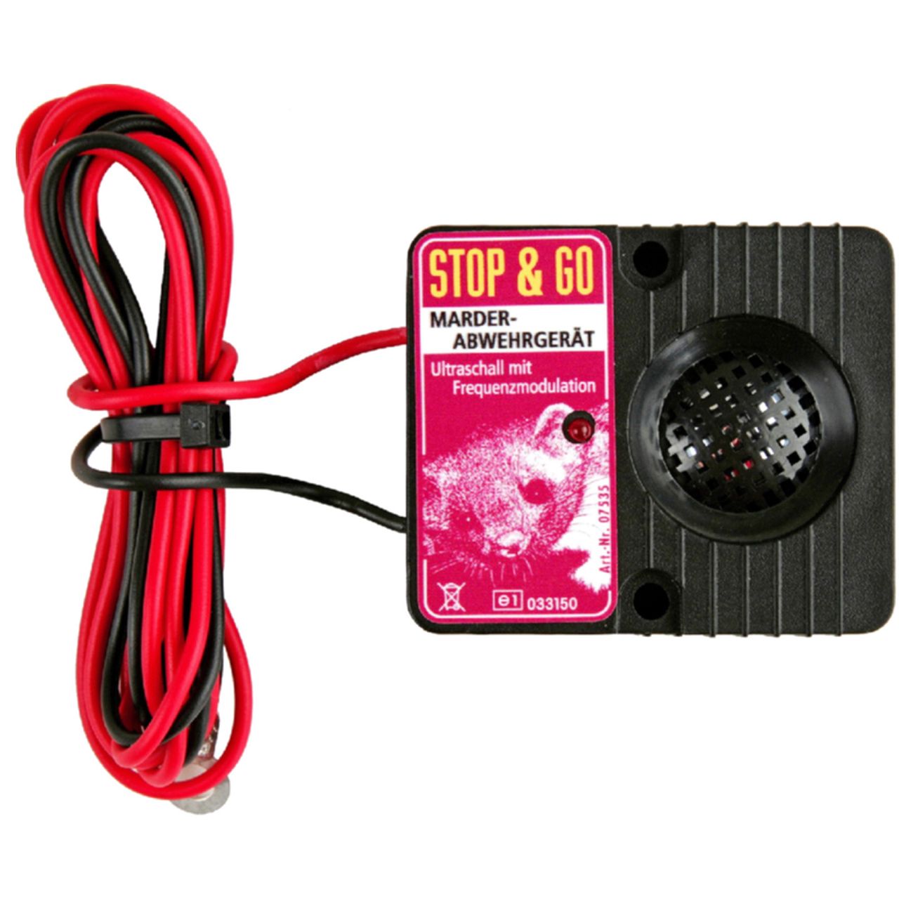 STOP & GO Ultraschall Marder-Abwehrgerät 07533 Batteriebetrieb