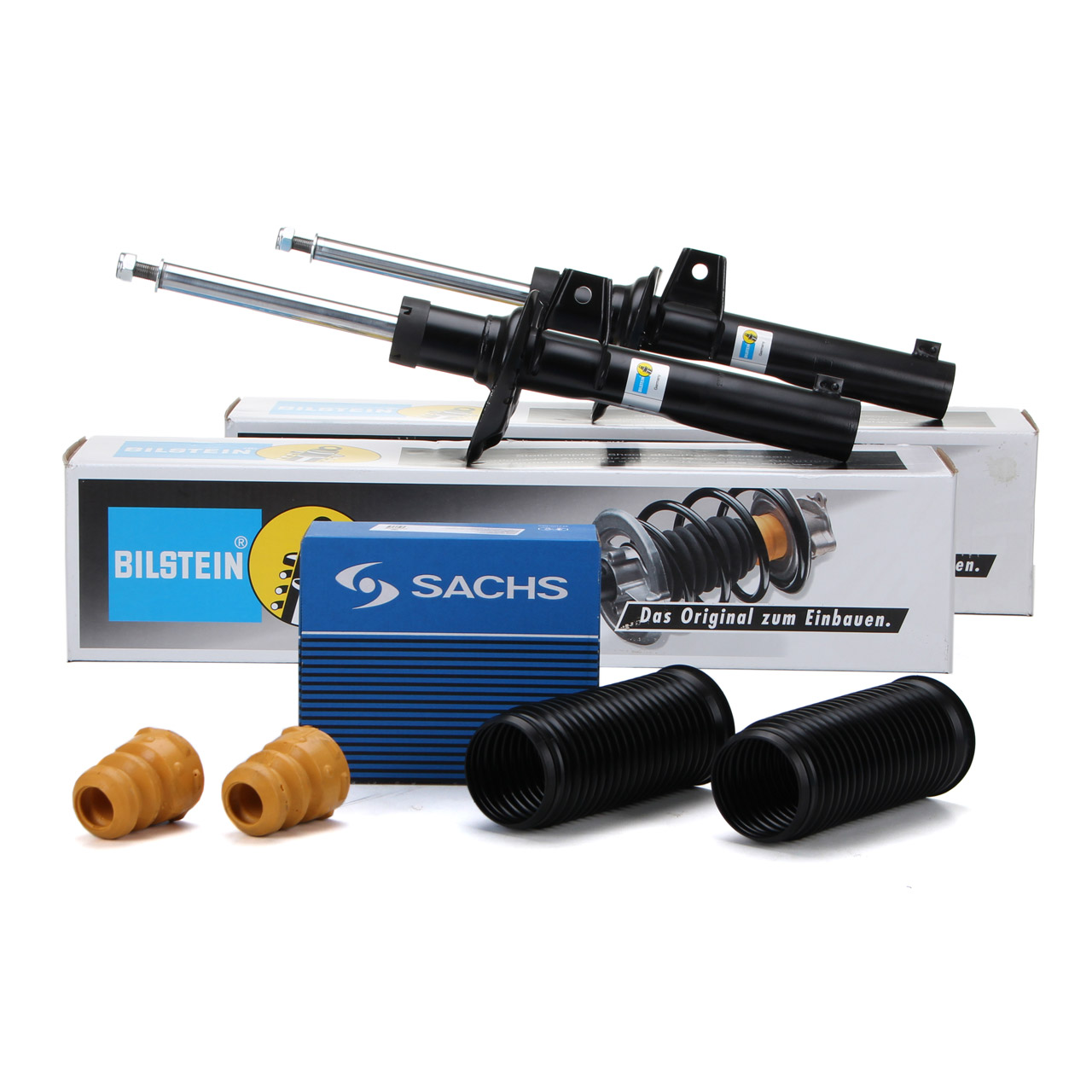 2x BILSTEIN B4 Stoßdämpfer + SACHS Staubschutz für SEAT Leon SKODA Octavia 2 Golf 5 vorne