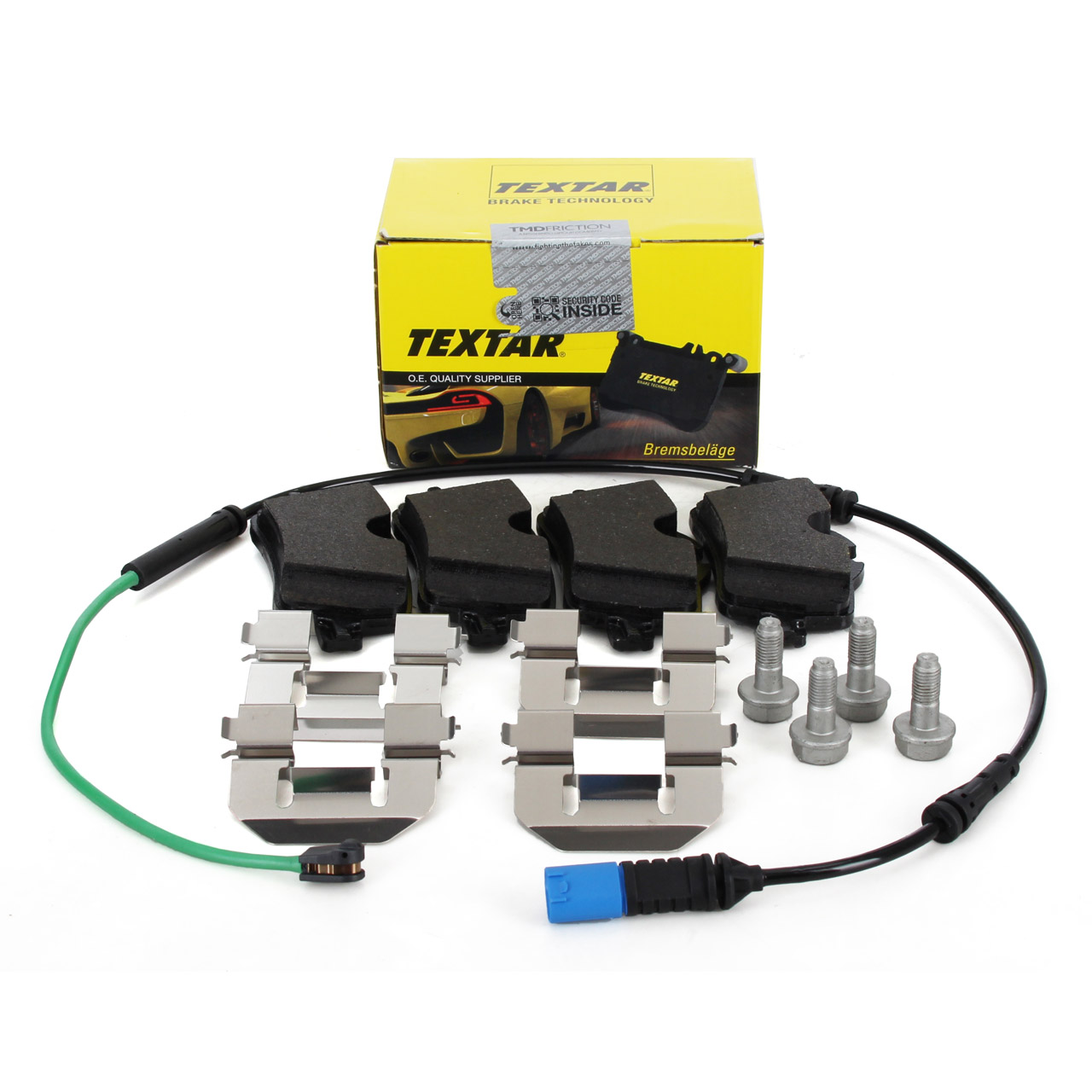 TEXTAR 2142101 Bremsbeläge + Sensor BMW 3er G20 G21 4er G22 G23 G26 ohne M-Technik hinten