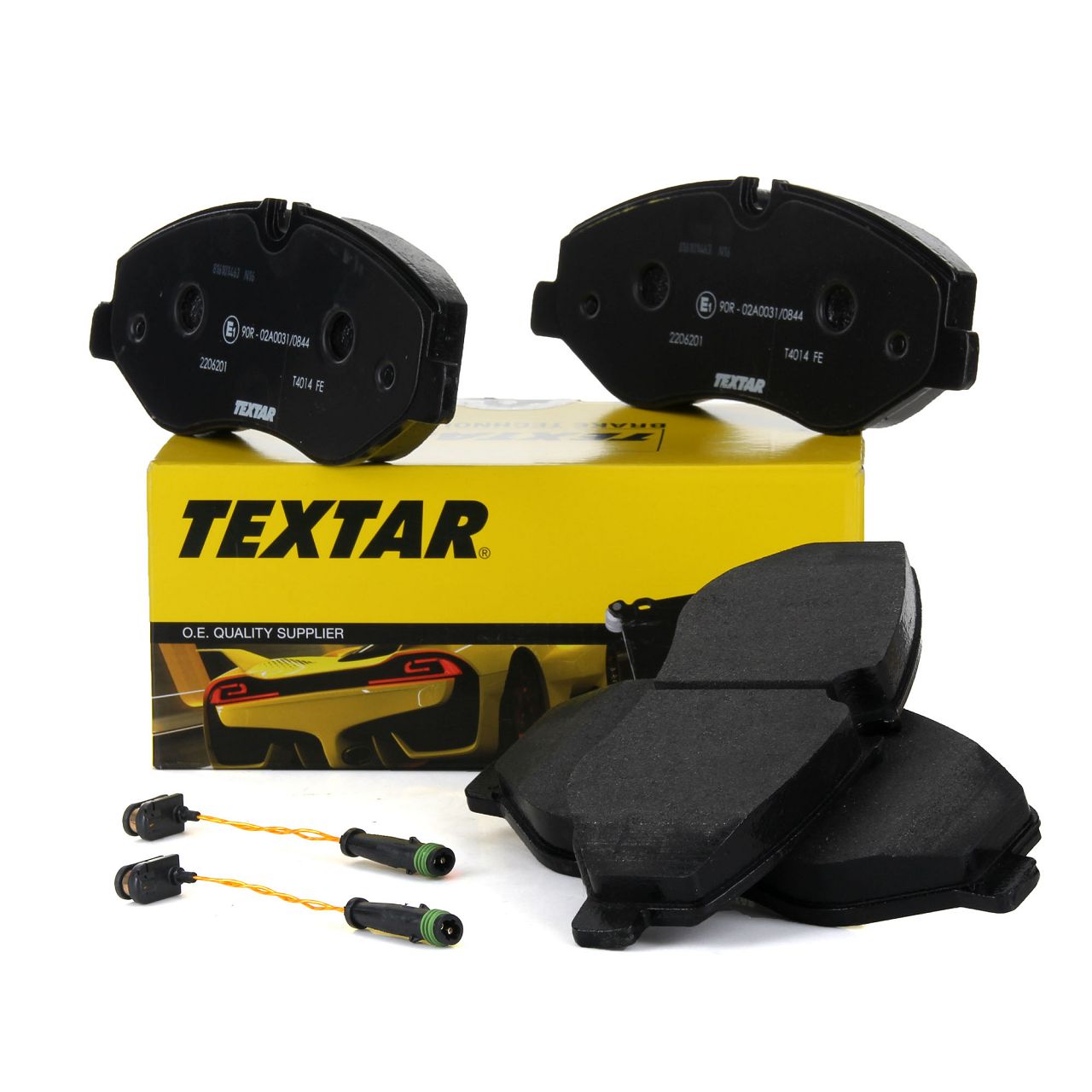 TEXTAR 2206201 Bremsbel&auml;ge + Wako f&uuml;r MERCEDES-BENZ V-Klasse Vito W447 vorne