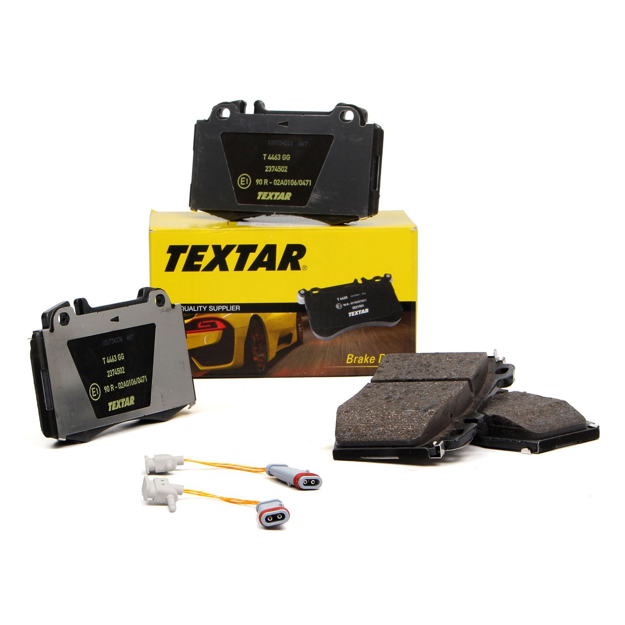 TEXTAR 2374502 Brake Pads + Wako for MERCEDES W211, S211, C219, A209, W220 (front)