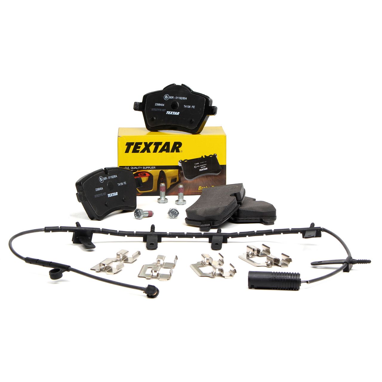 TEXTAR 2398404 Bremsbeläge + Wako MINI R50 R53 R52 Cooper S / Works vorne