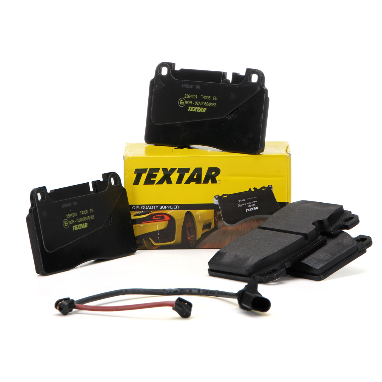 TEXTAR 2564301 Bremsbeläge + Wako AUDI A6 (C7) A7 (4G) Q5 (8RB) PR-1LP vorne