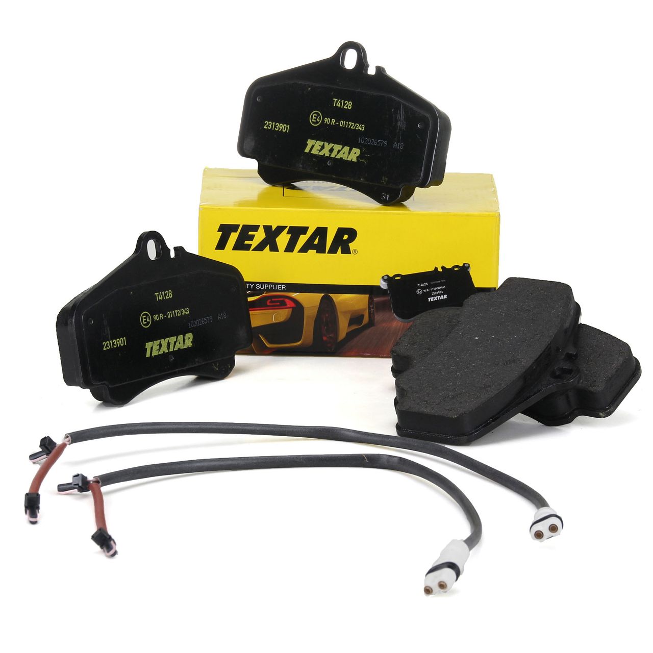 TEXTAR 2313901 Bremsbeläge + Wako PORSCHE 996 3.6 Carrera S 3.6 Turbo / GT2 vorne