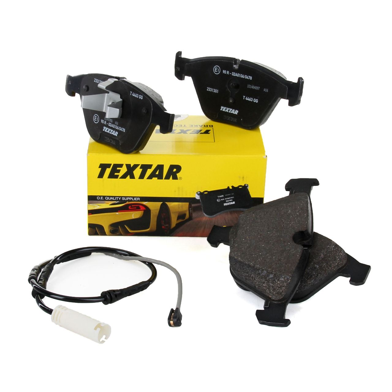TEXTAR 2331301 Bremsbel&auml;ge + Wako f&uuml;r BMW 3er E90-E93 320i-325i 320d ab 03.2010 vorne