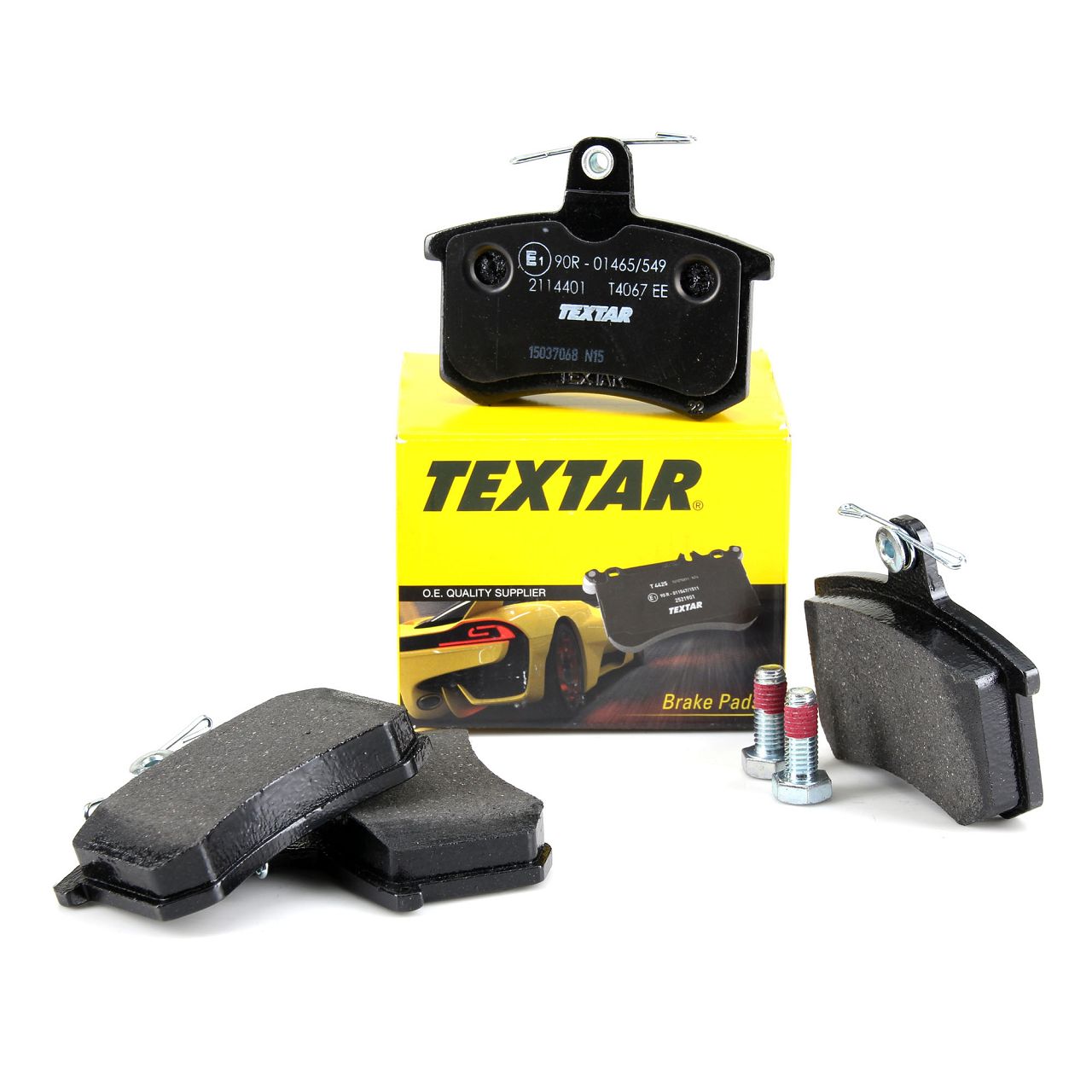 TEXTAR Bremsbeläge Bremsklötze für Audi 100 200 80 90 A4 A6 A8 Fiat Croma hinten