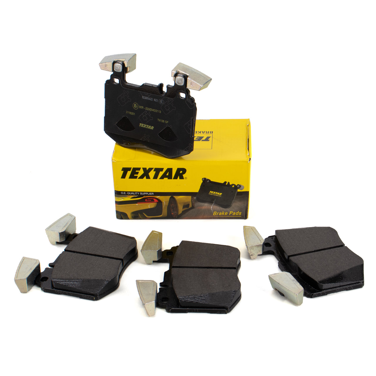 TEXTAR 2115201 Bremsbel&auml;ge f&uuml;r MERCEDES GLC X253 C253 ohne Sportpaket vorne 0004208503