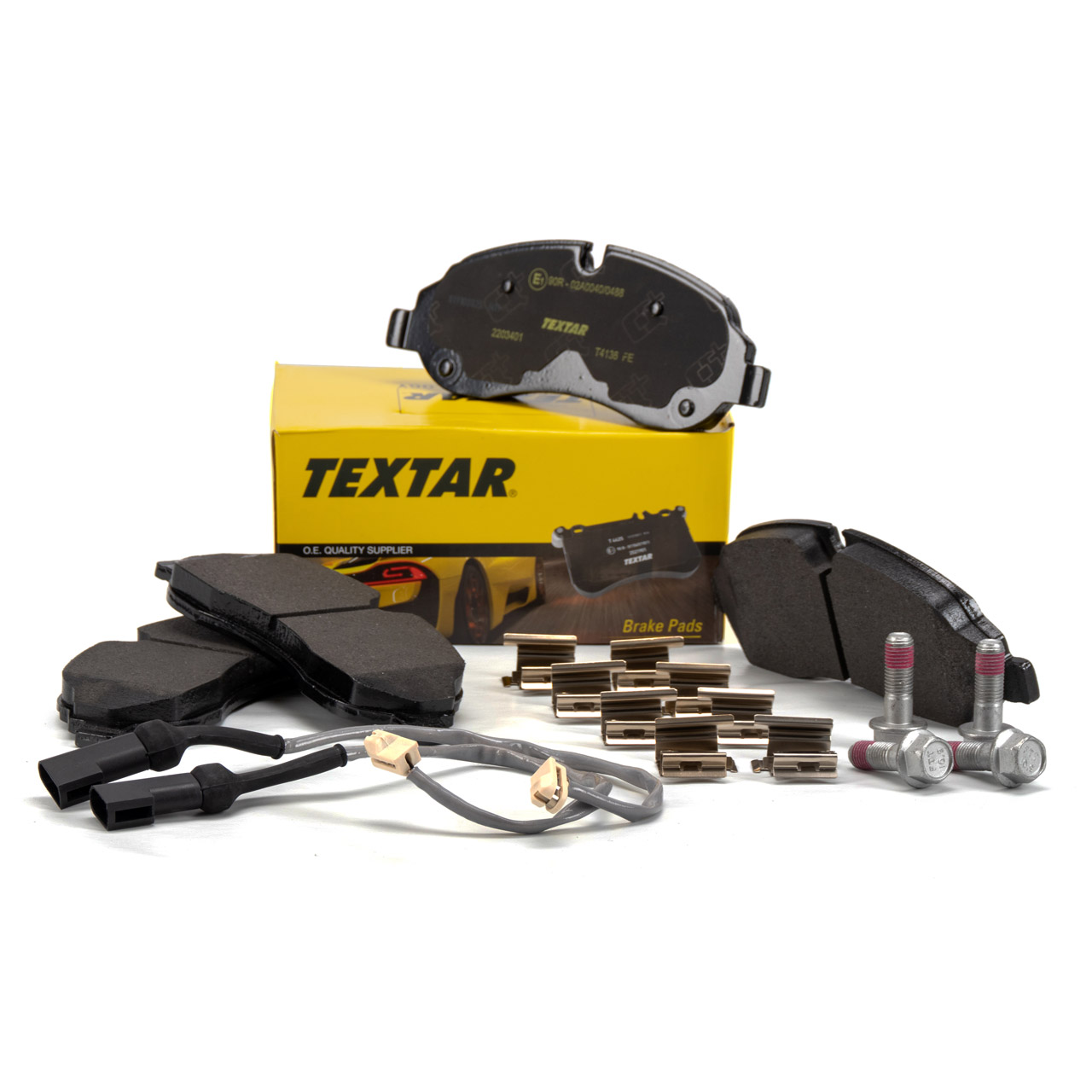 TEXTAR 2203401 Bremsbeläge + Sensor für FORD Tourneo Custom Transit V362 V363 vorne