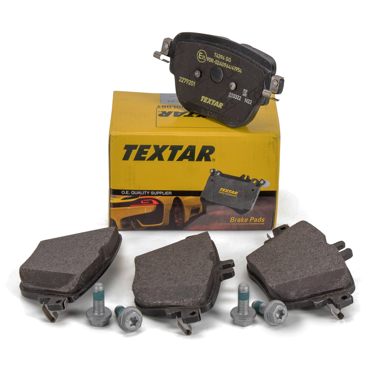 TEXTAR 2279201 Bremsbeläge MERCEDES E-Klasse W213 S213 A/C238 CLS C257 hinten 0004207903