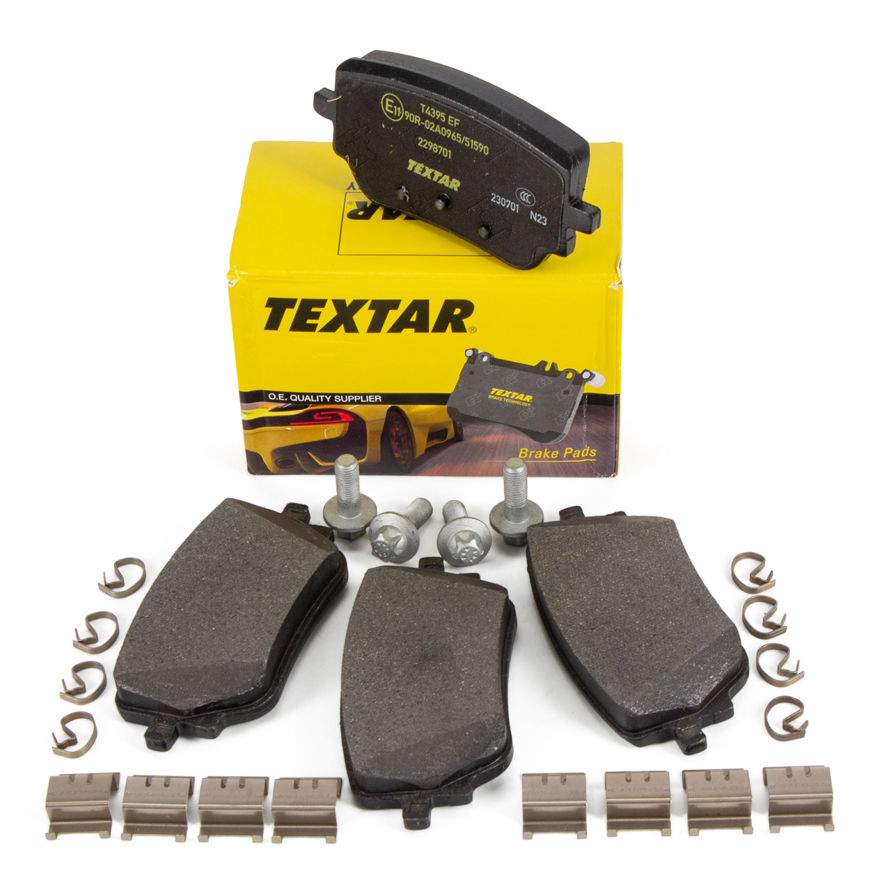 TEXTAR 2298701 Bremsbel&auml;ge f&uuml;r MERCEDES W/V177 W247 C/X118 H/X243 H/X247 hinten 0004201706