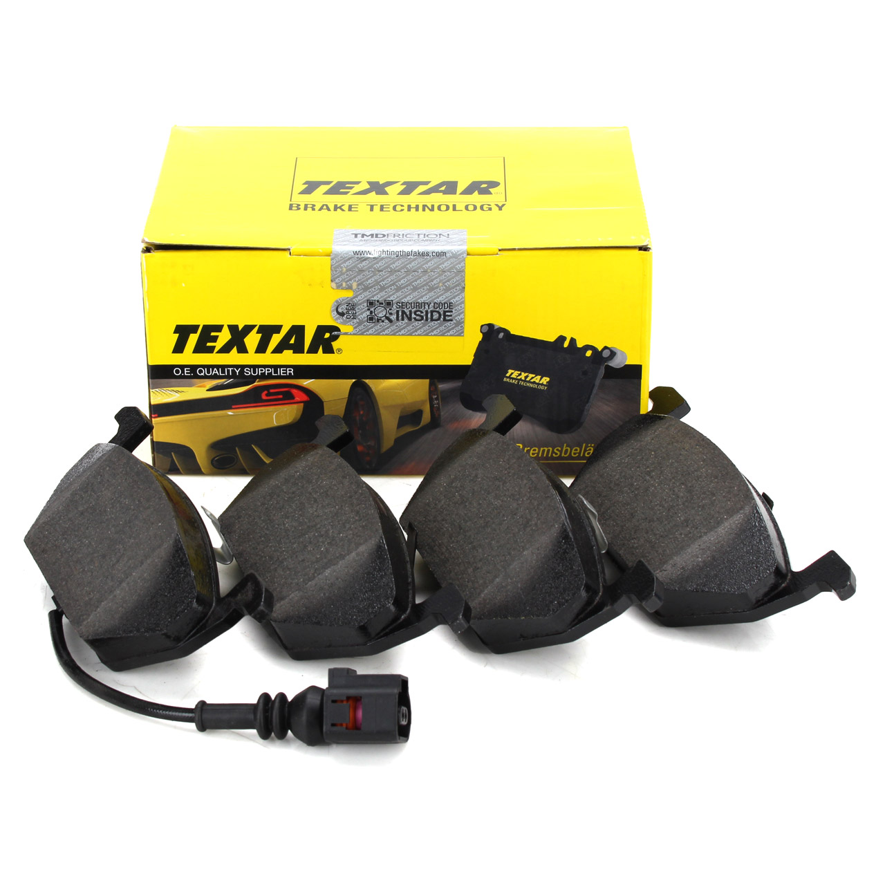 TEXTAR 2313101 Bremsbeläge + Wako für VW Golf 4 5 6 Polo 9N AUDI A3 8L 8P vorne