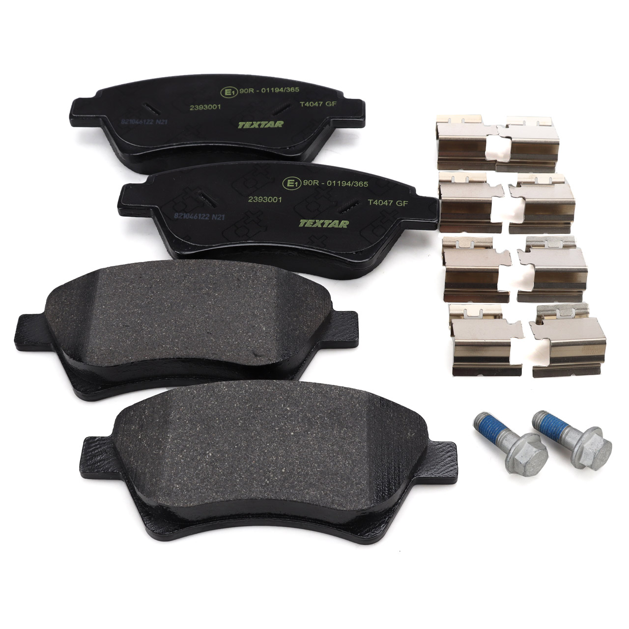 TEXTAR Bremsscheiben + Beläge RENAULT Kangoo Megane 2 Scenic 2 