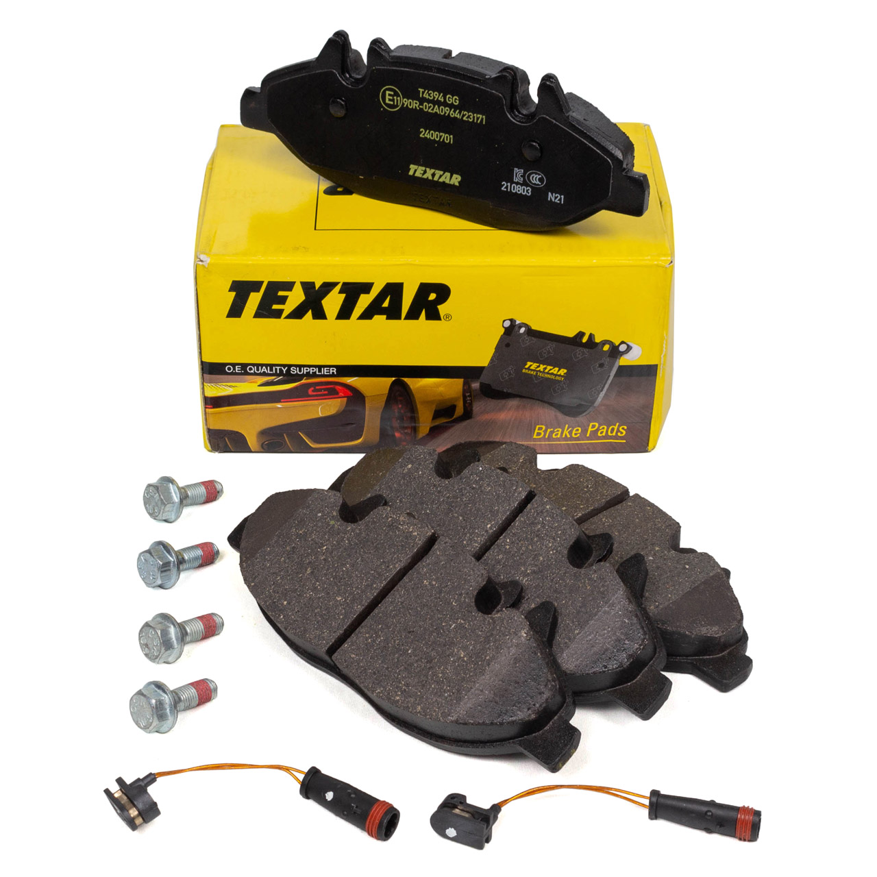 TEXTAR 2400701 Bremsbeläge + Sensor MERCEDES Viano Vito / Mixto W639 vorne 0064204320