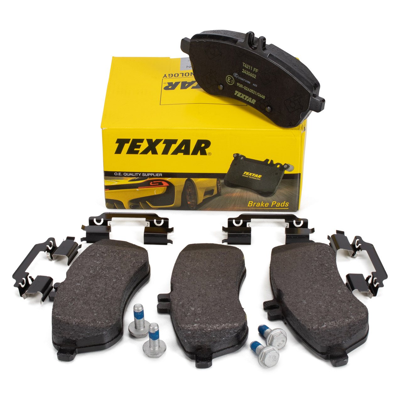 TEXTAR 2430602 Bremsbeläge MERCEDES W204 S204 C204 C180 C180/200CDI vorne 0004208504