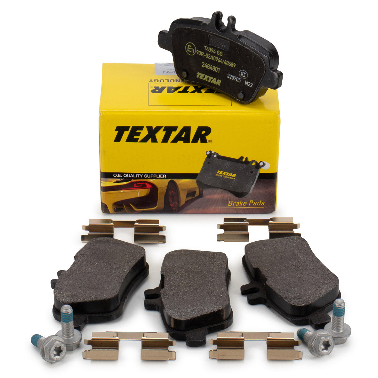 TEXTAR 2484801 Bremsbeläge MERCEDES W176 W246 W242 C117 X117 X156 R172 hinten