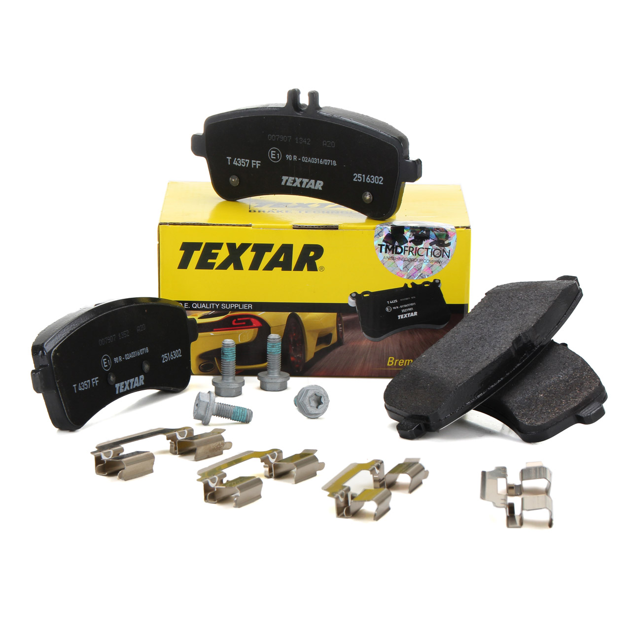 TEXTAR 2516302 Bremsbeläge MERCEDES AMG GT C190 R190 S-Klasse W222 C217 hinten 0084201120
