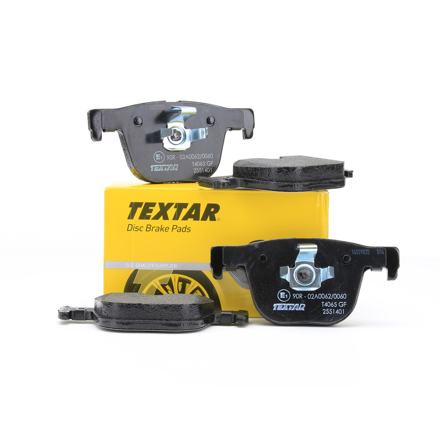 TEXTAR 2551401 Brake Pads for BMW 3 Series F30, F31, F34; 4 Series F32, F33, F36 (Rear) 34216850570
