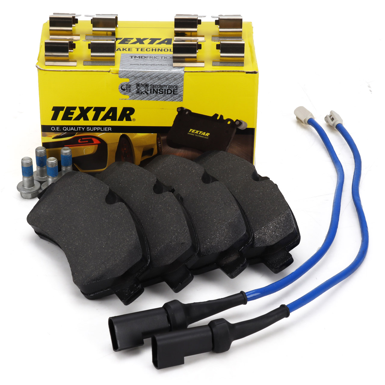 TEXTAR 2560303 Bremsbeläge + Sensor FORD Tourneo Custom Transit V362 V363 hinten