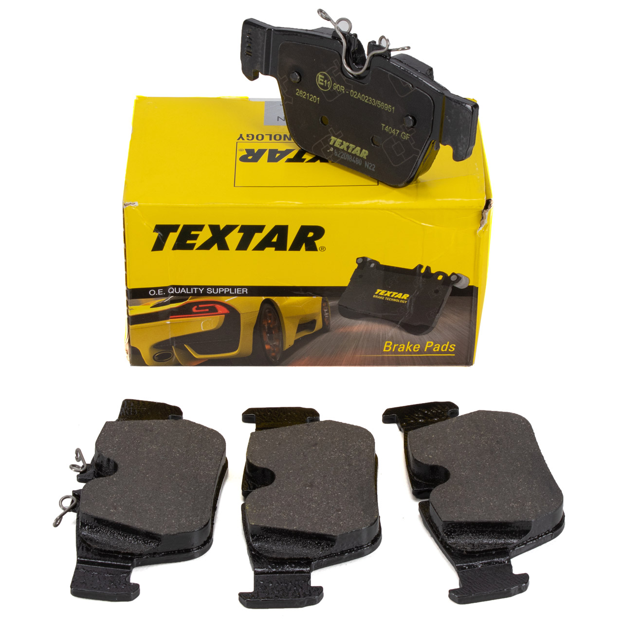 TEXTAR 2621201 Bremsbel&auml;ge f&uuml;r BMW 1er F40 2er F44 X2 F39 MINI F54 F60 hinten 34206885600