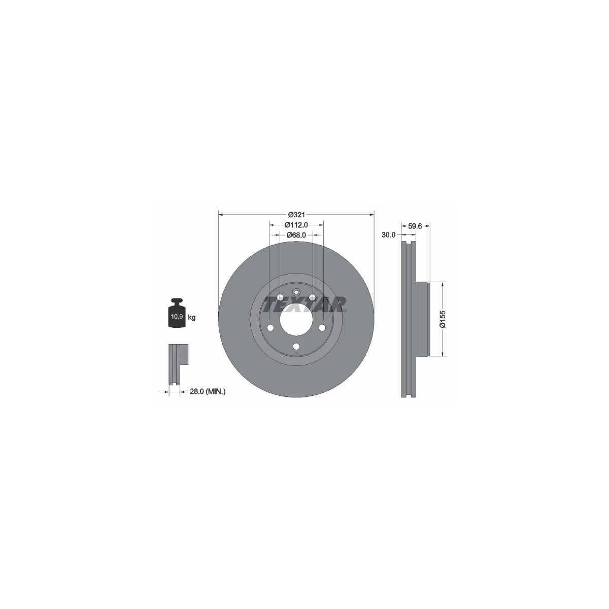 TEXTAR Bremsscheiben + Beläge + Wako AUDI A6 (4F C6) PR-1LG/1LD vorne