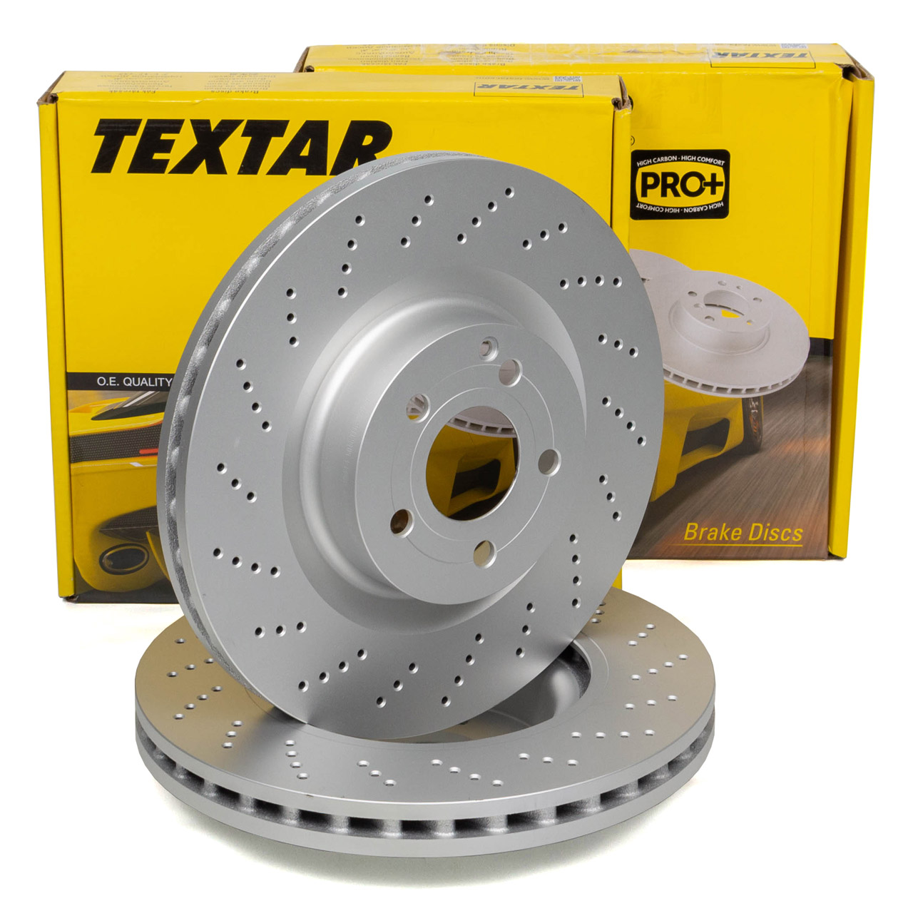 TEXTAR 92224605 Bremsscheiben Satz f&uuml;r MERCEDES W212 S212 A207 C207 R172 vorne 0004211512