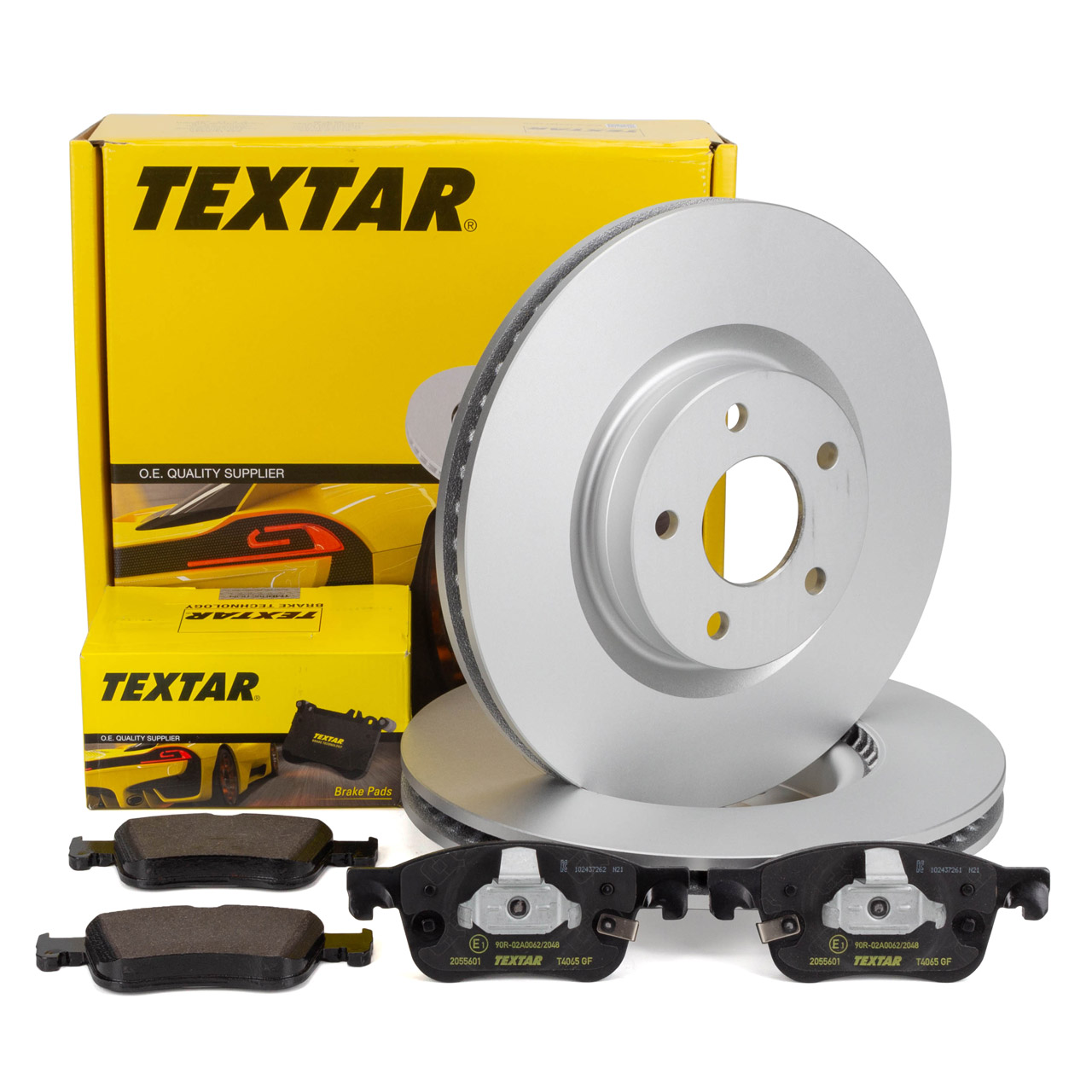 TEXTAR Bremsen Set Bremsscheiben + Bremsbeläge FORD Focus 4 MK4 Kuga 3 MK3  vorne 