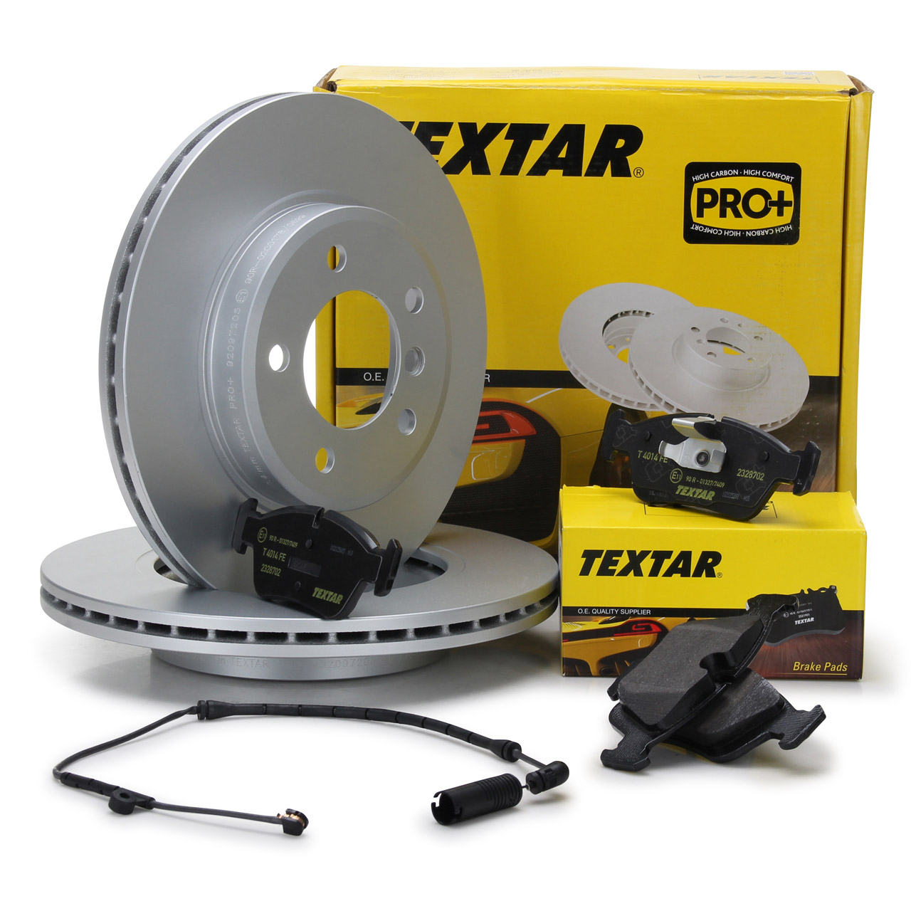 Textar PRO Bremsscheiben + Beläge Set_PKT662W487