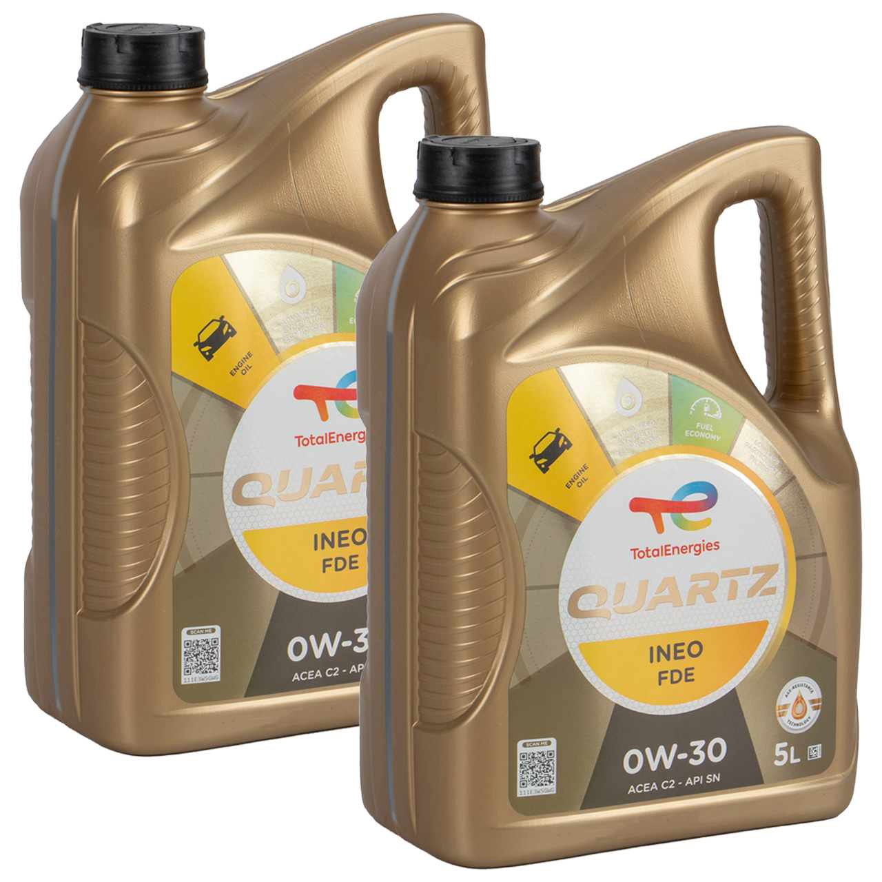 10L 10-liter TOTAL QUARTZ INEO FDE 0W-30 Engine Oil Ford WSS-M2C950-A STJLR.03.5007