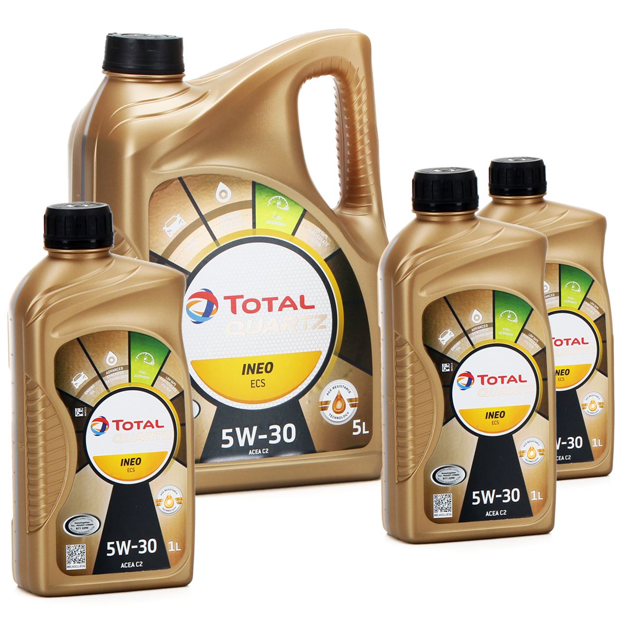 Total Quartz Motor oil INEO ECS 5W30 5 litres, 5L