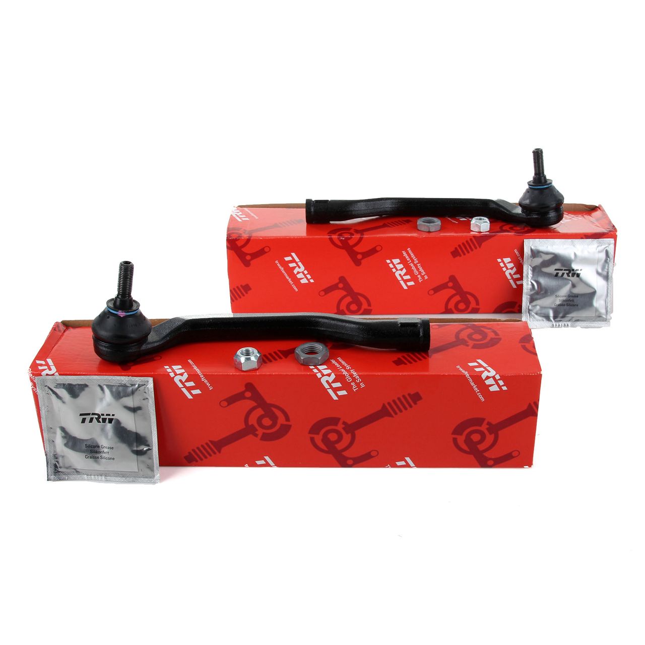 2x TRW tie rod ends for RENAULT Fluence, Megane 3, Grand/Scenic 3 (front)
