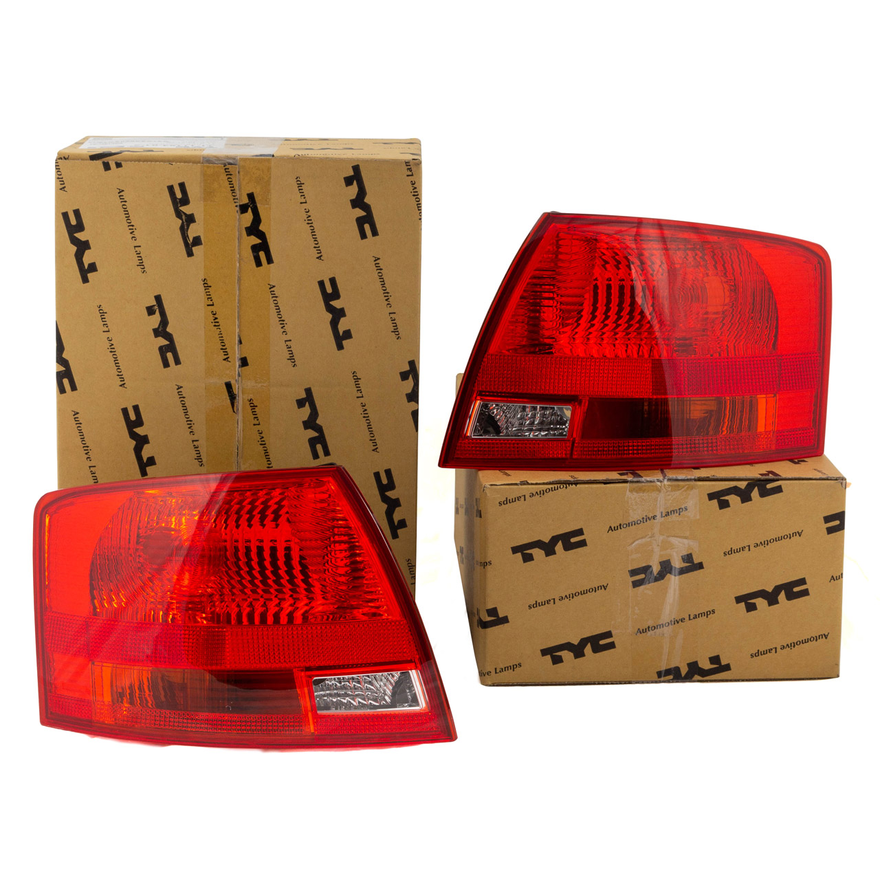 2x TYC taillights for AUDI A4 Avant 8ED B7, left and right outer