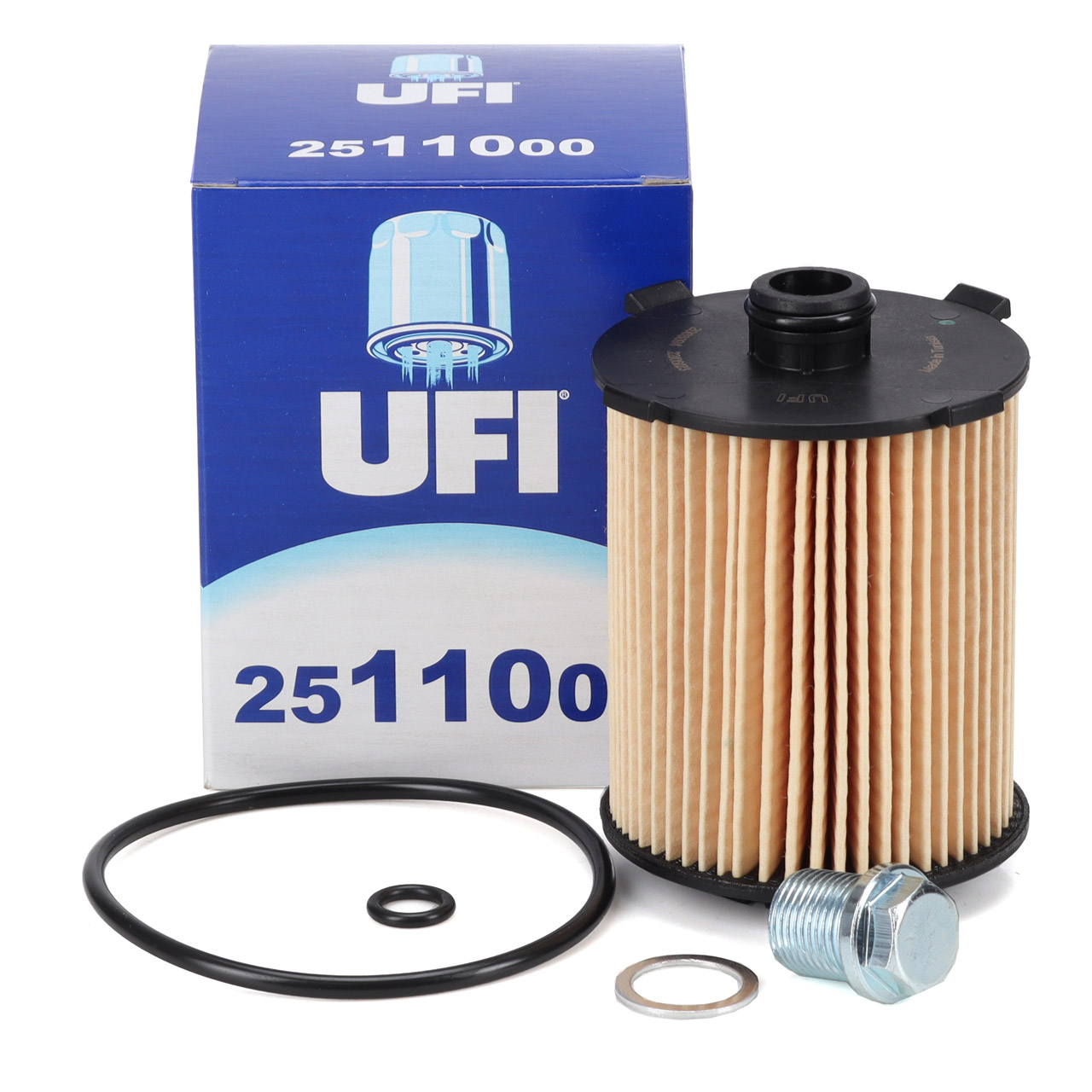 UFI 25.110.00 Ölfilter + Schraube VOLVO S60 S80 S90 V40 V60 V70 V90 XC60 XC70 XC90