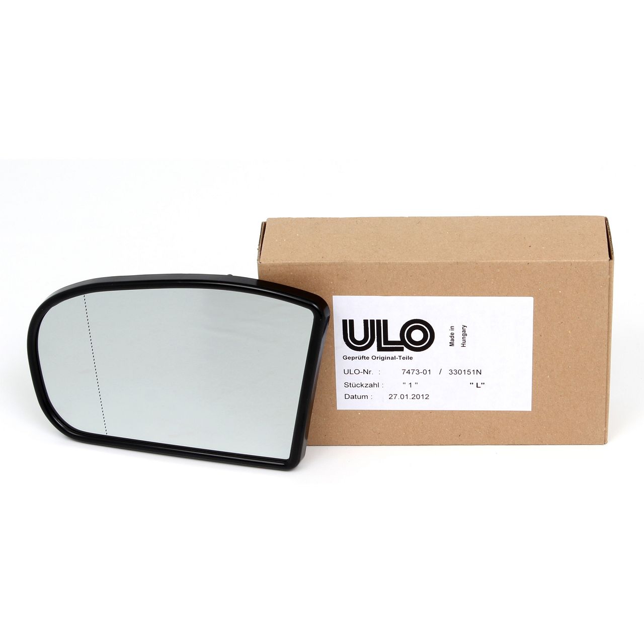 ULO Außenspiegel Spiegelglas MERCEDES W211 S211 bis 2006 links 2118100321