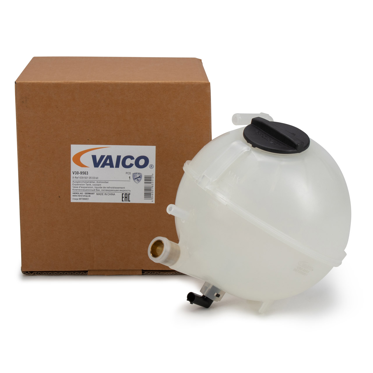 VAICO V309563 Ausgleichsbehälter Kühlmittel + Sensor MERCEDES-BENZ Viano Vito / Mixto W639