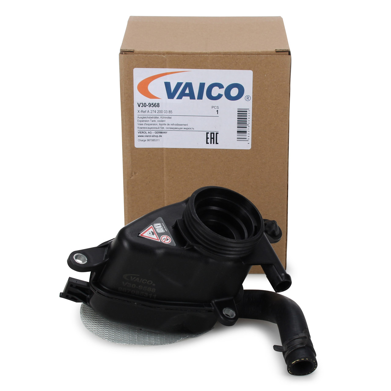 VAICO V309568 Ausgleichsbehälter Kühlmittelbehälter MERCEDES W205 S205 W212 W213 R172 M274