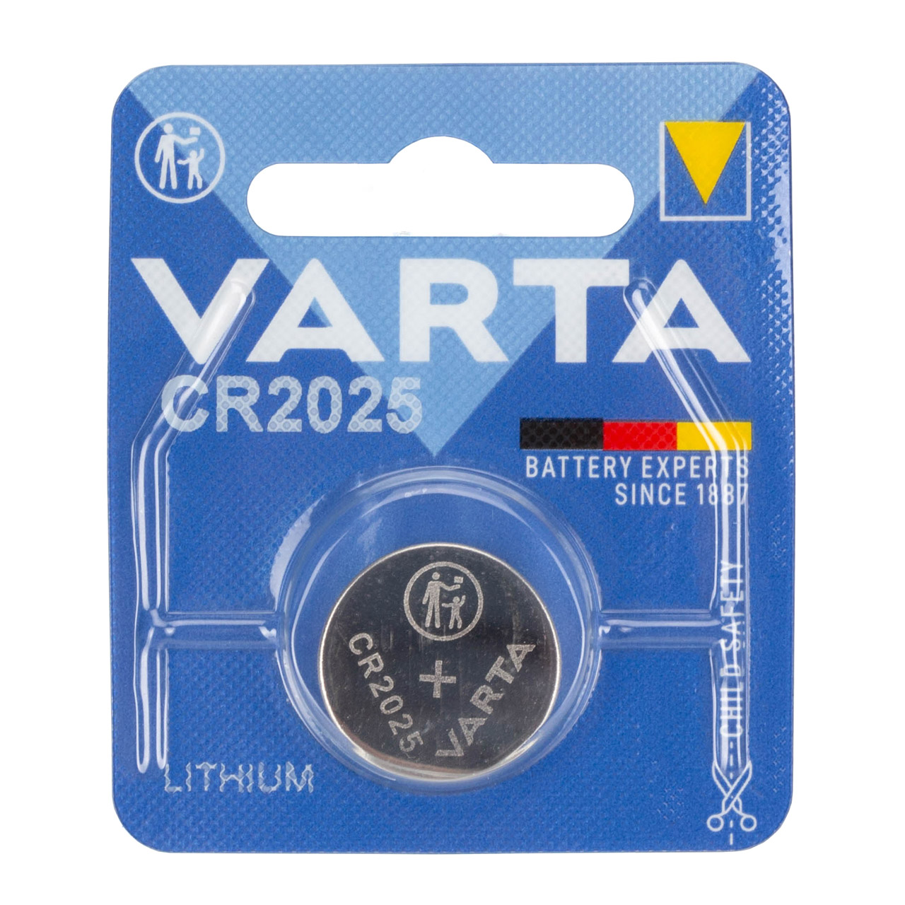 10x VARTA Lithium 3V CR2025 Knopfzelle Knopfbatterie Batterie (MHD 05.2033)