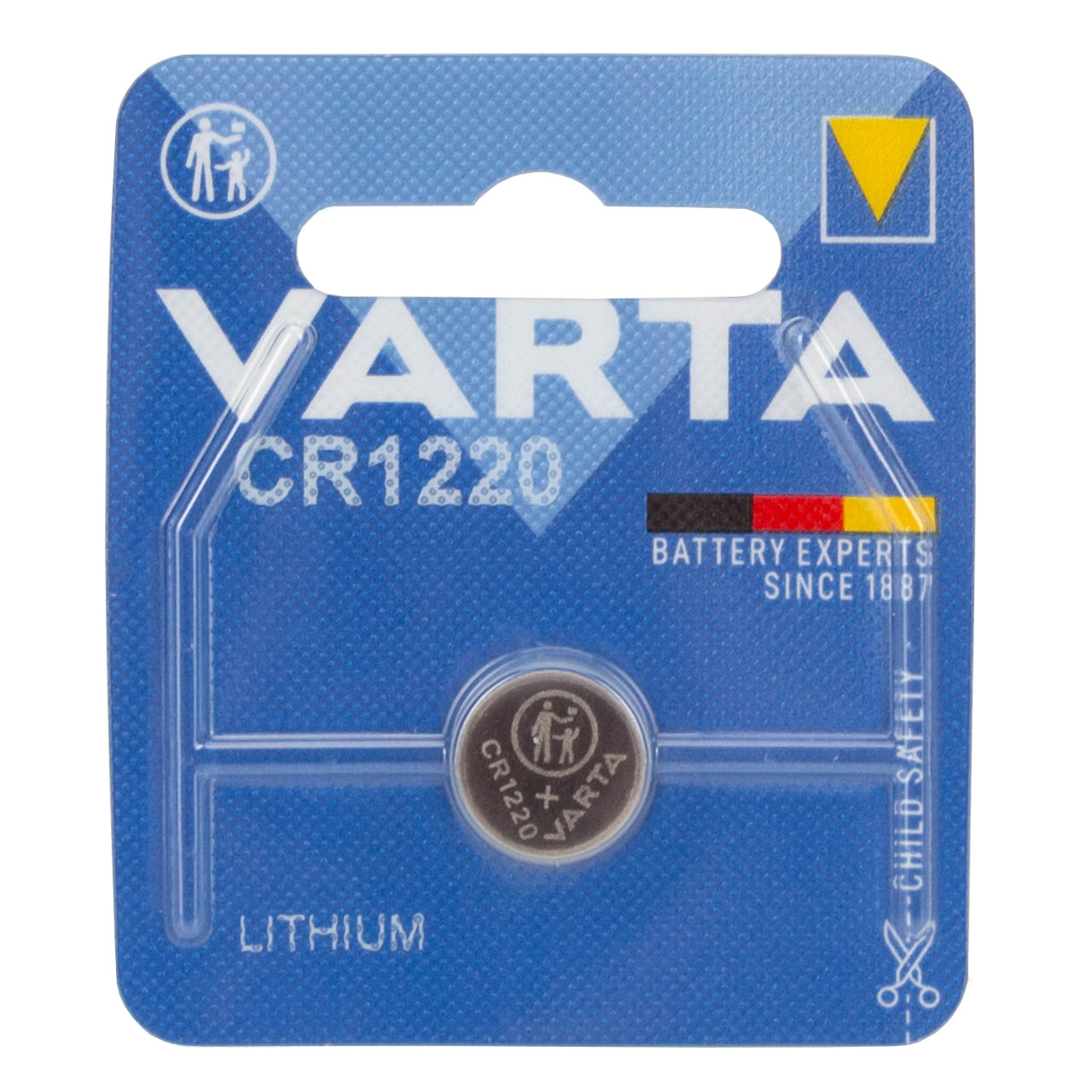 10x VARTA Lithium 3V CR1220 Knopfzelle Knopfbatterie Batterie (MHD 02.2033)