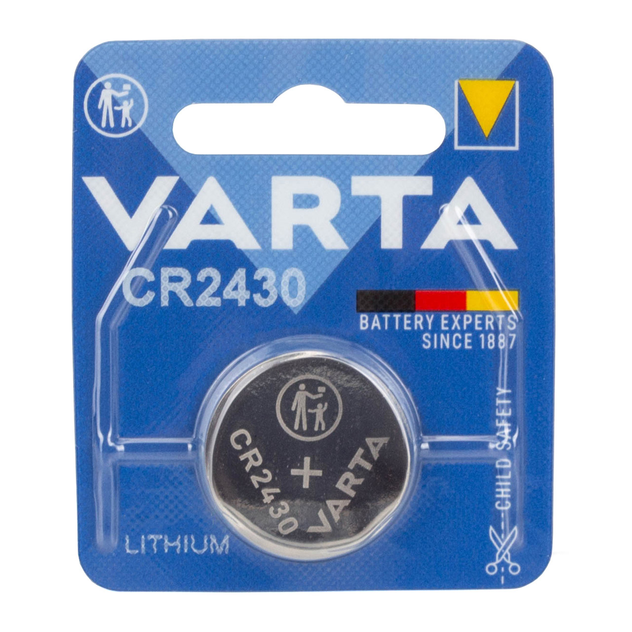 10x VARTA Lithium 3V CR2430 Knopfzelle Knopfbatterie Batterie (MHD 11.2033)