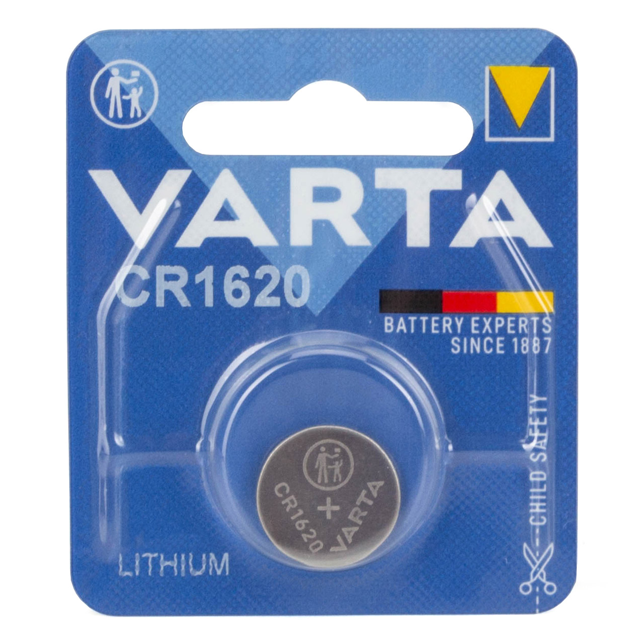 10x VARTA Lithium 3V CR1620 Knopfzelle Knopfbatterie Batterie (MHD 03.2032)