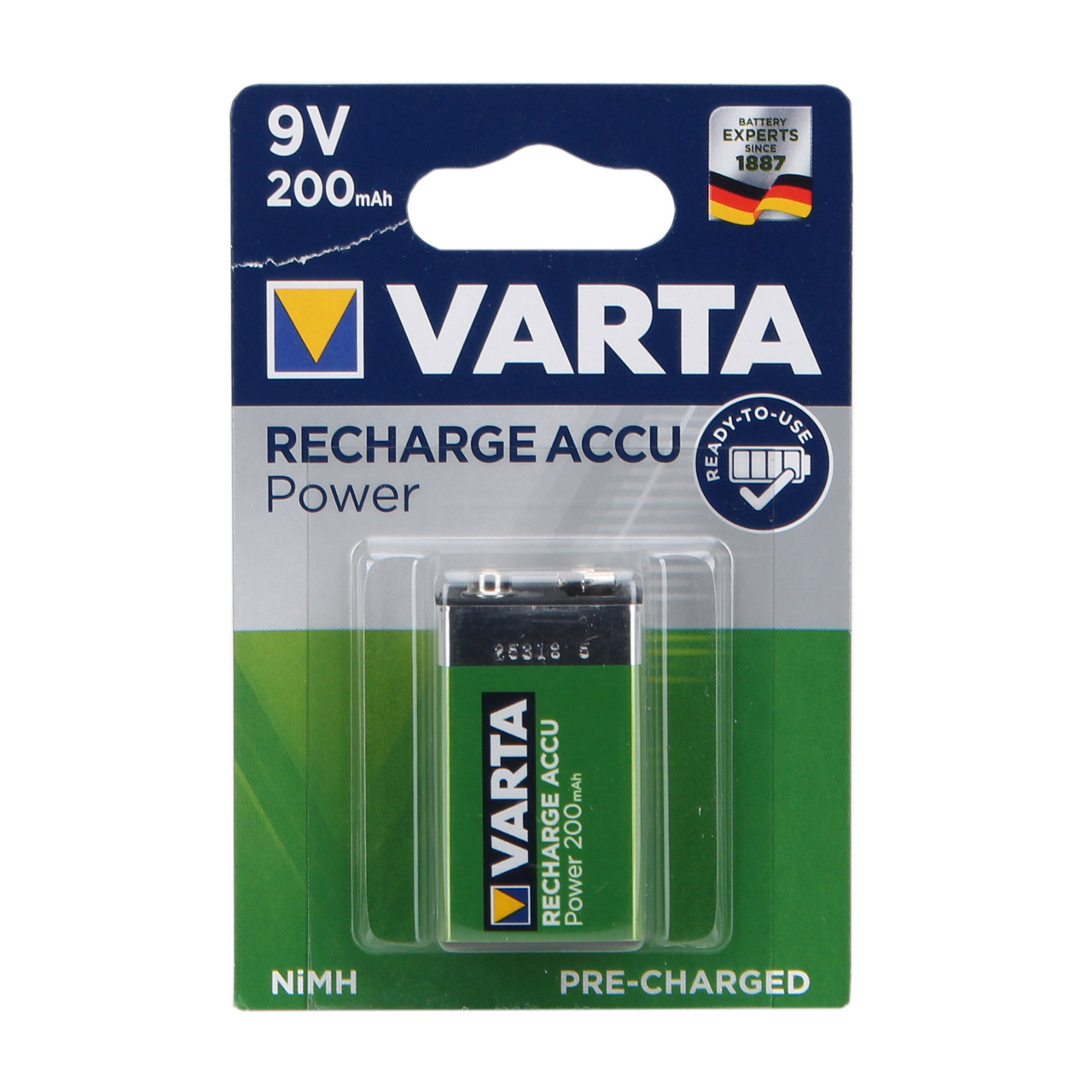 VARTA Batterie Akku Ready2Use E-BLOCK 8,4 V HR9V 200mAh