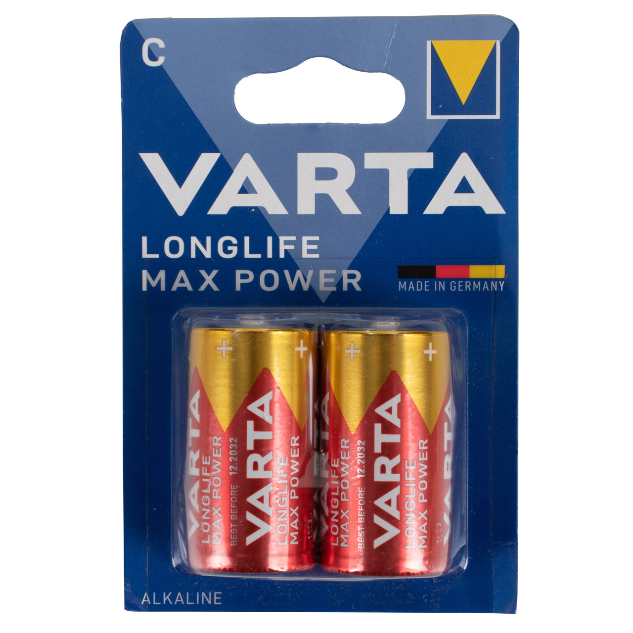 2x VARTA LONGLIFE MAX POWER ALKALINE Batterie C BABY 4714 LR14 MN1400 1,5V