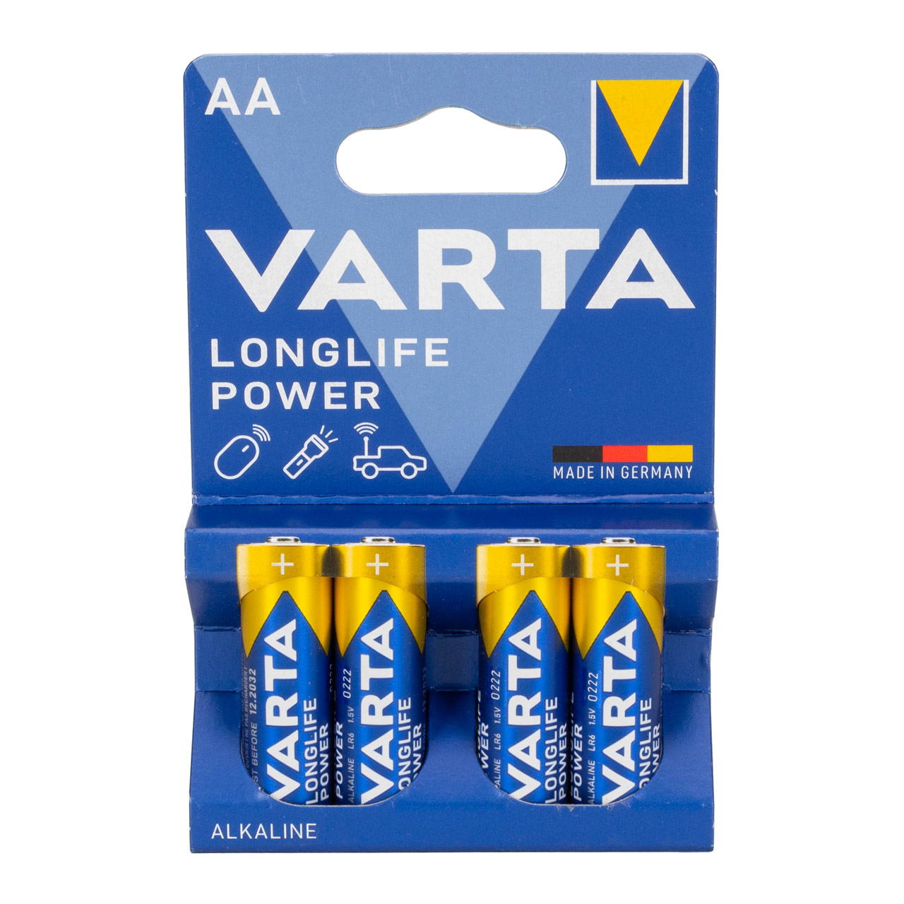 16x VARTA LONGLIFE POWER ALKALINE Batterie AA MIGNON 4906 LR6 MN1500 1,5V
