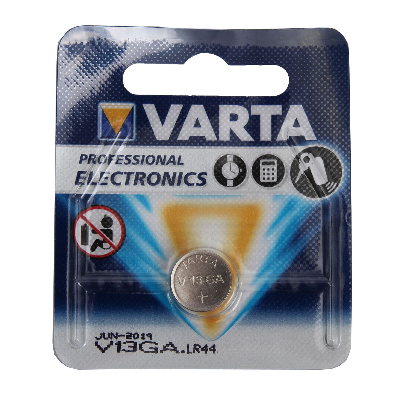 10x VARTA Knopfzelle Knopfbatterie Batterie 1,5V VG13GA LR44