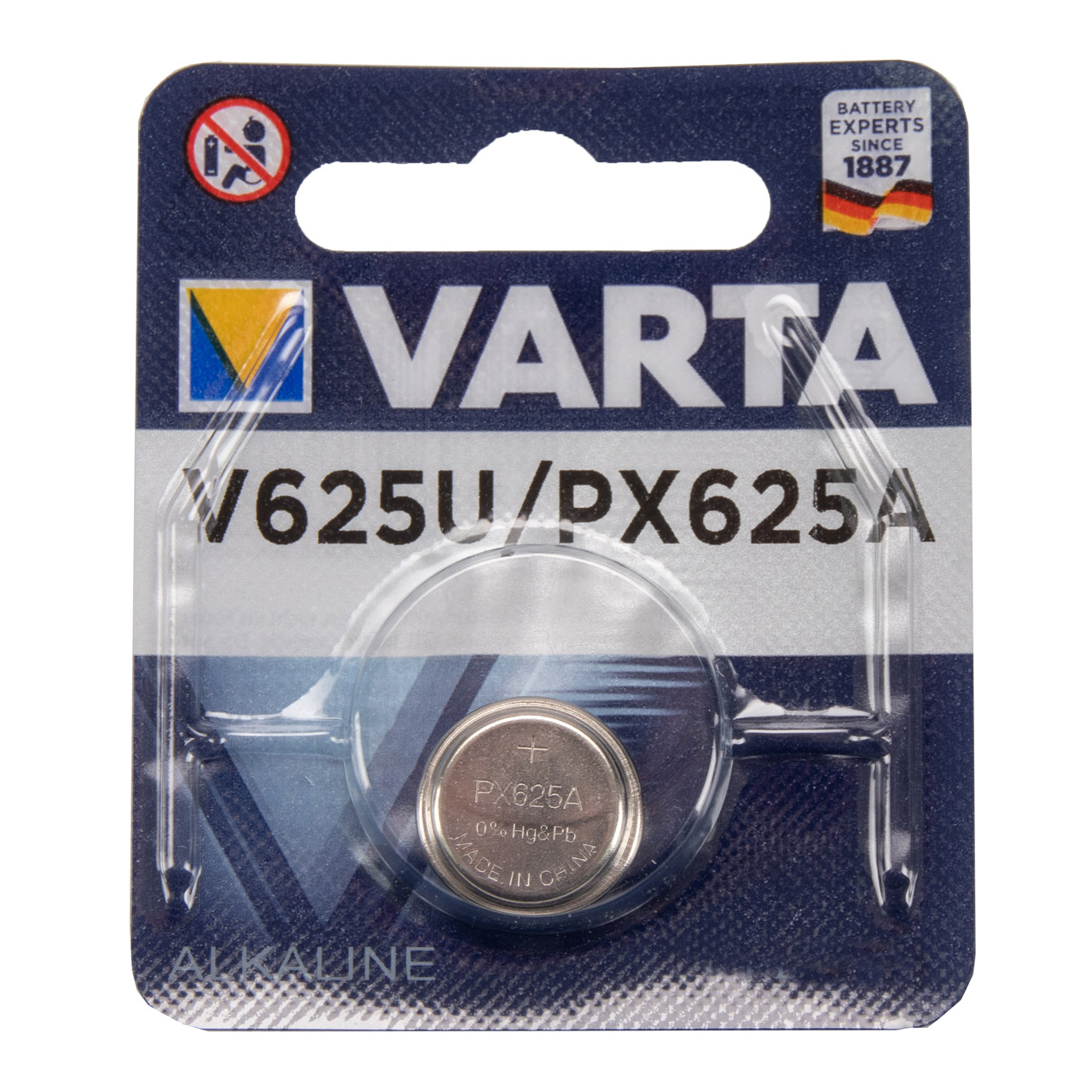 VARTA V625U LR9 PX625A Knopfzelle Knopfbatterie Batterie Alkaline 1.5V Schlüssel Uhr
