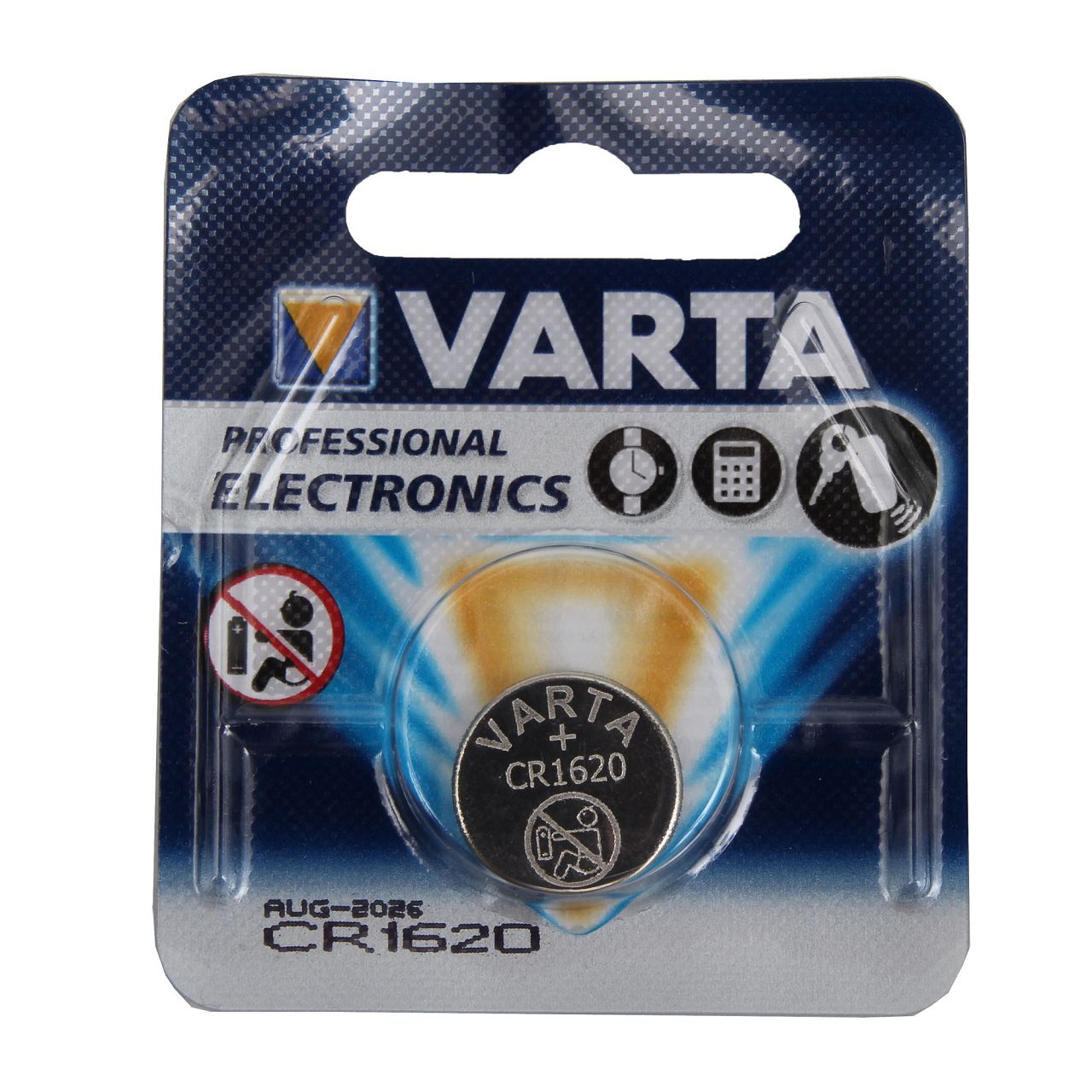 VARTA Knopfzelle Knopfbatterie Batterie 3V CR1620