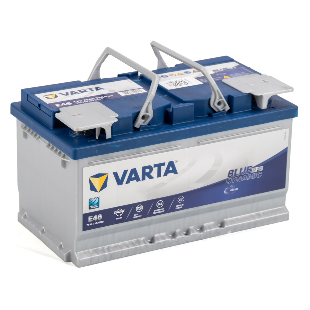 VARTA BLUE dynamic EFB E46 Autobatterie Batterie START-STOP 12V 75Ah 730A